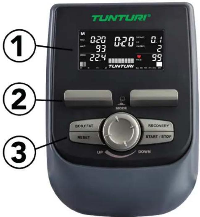 TUNTURI Performance C50R - Console (fig F) - 1