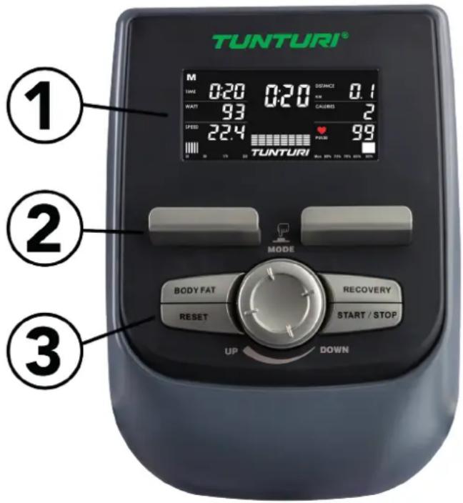 TUNTURI Performance C50R - Konsole (Abb F) - 1