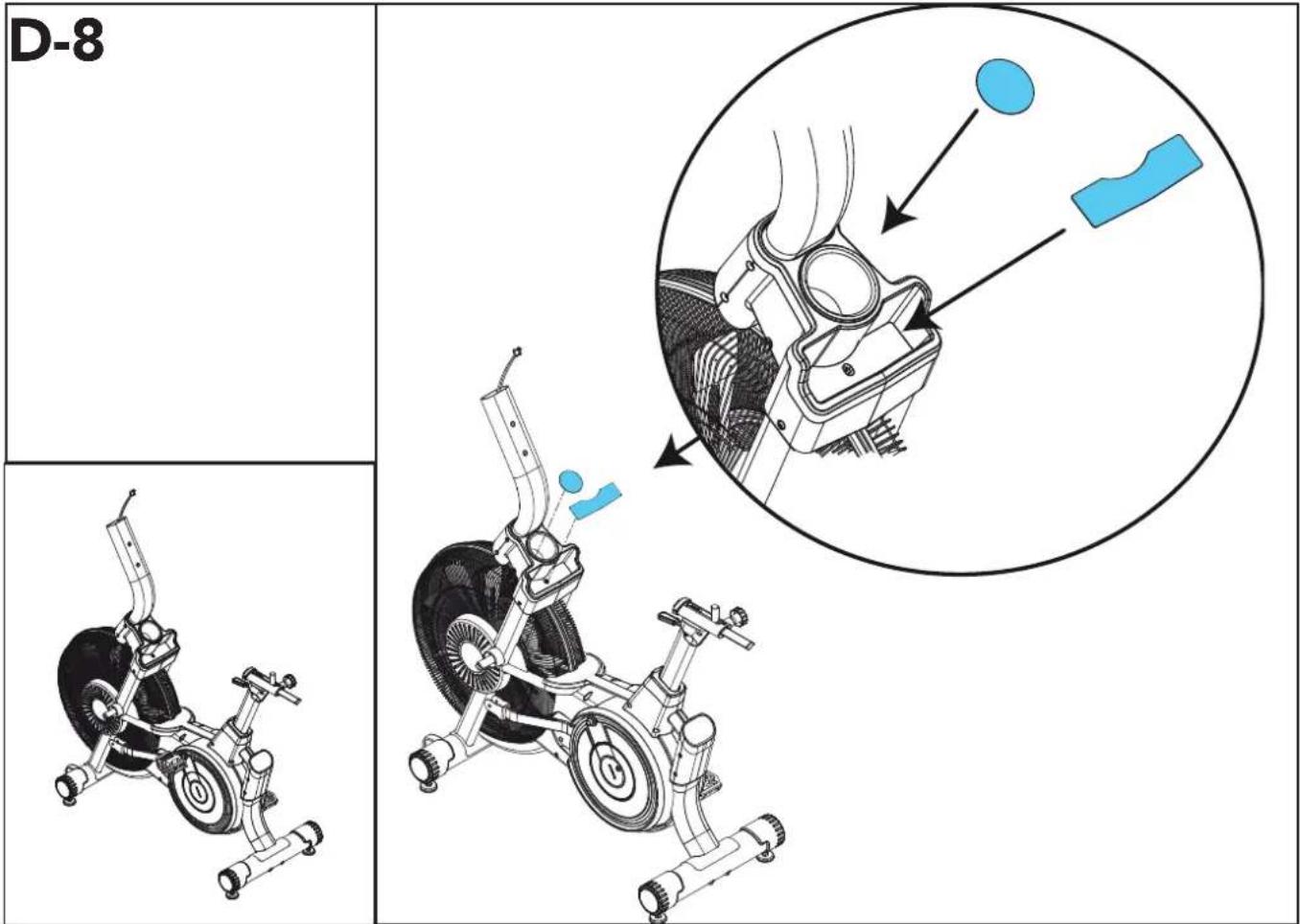 TUNTURI Platinum Pro Air Bike - x2 - 1