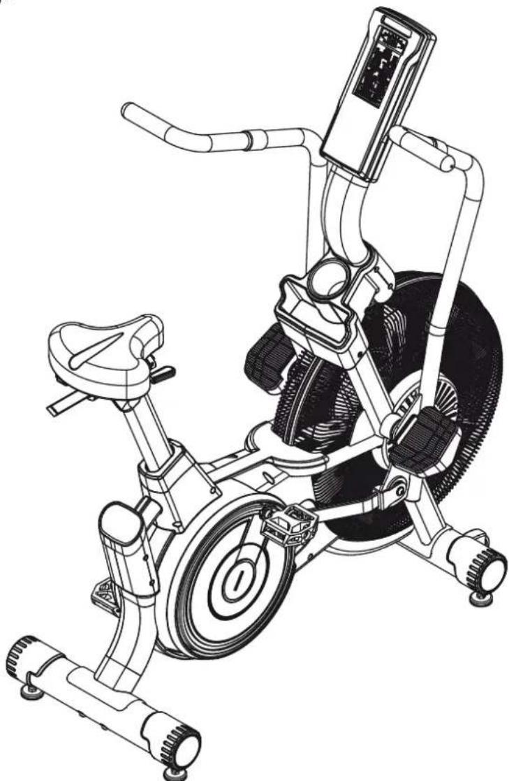 TUNTURI Platinum Pro Air Bike - 1