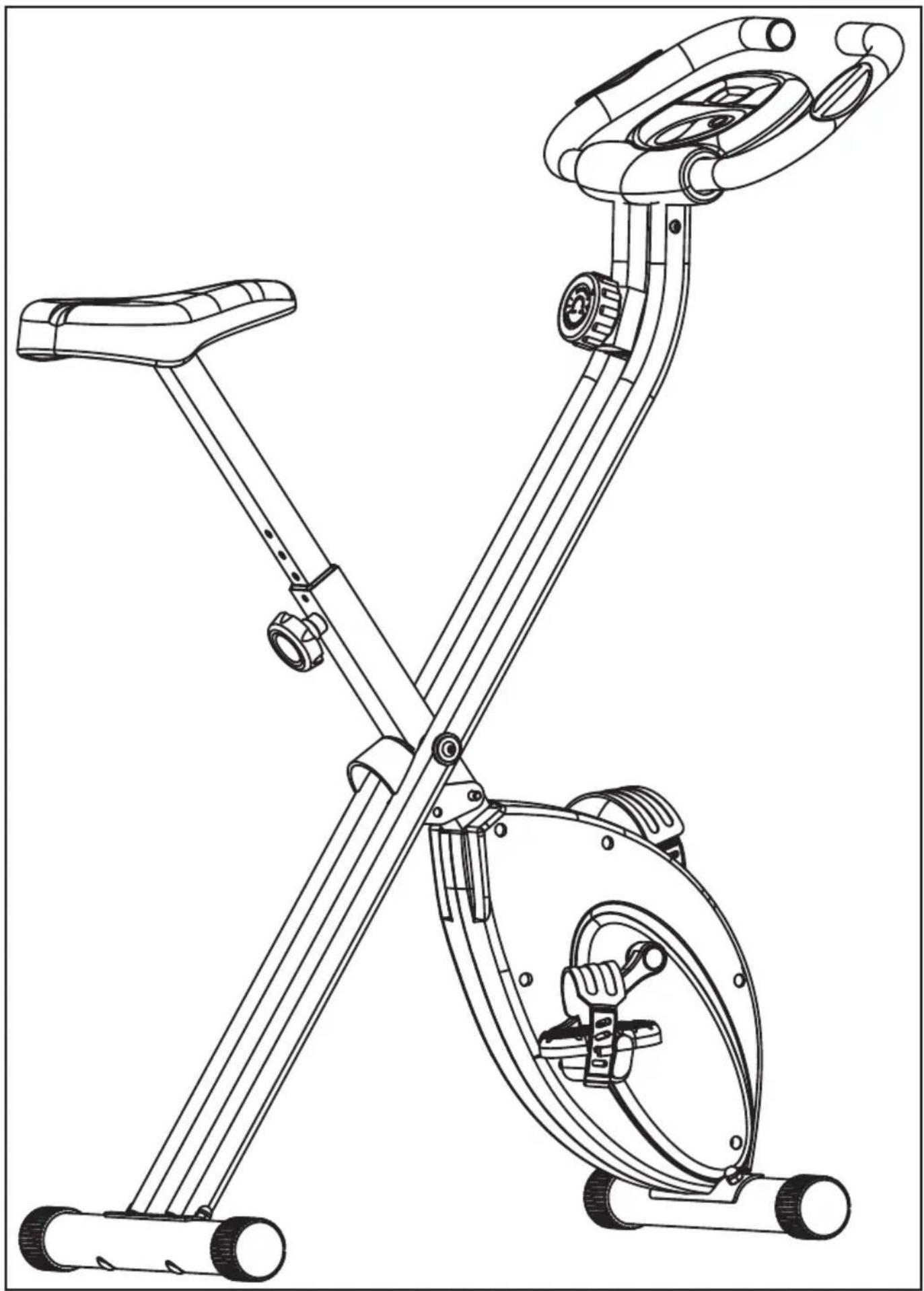 TUNTURI Star Fit X100 XBike - Attention, Achtung, Attention, Attentie, Attenzione, Atención, Giv akt, Huomio - 1