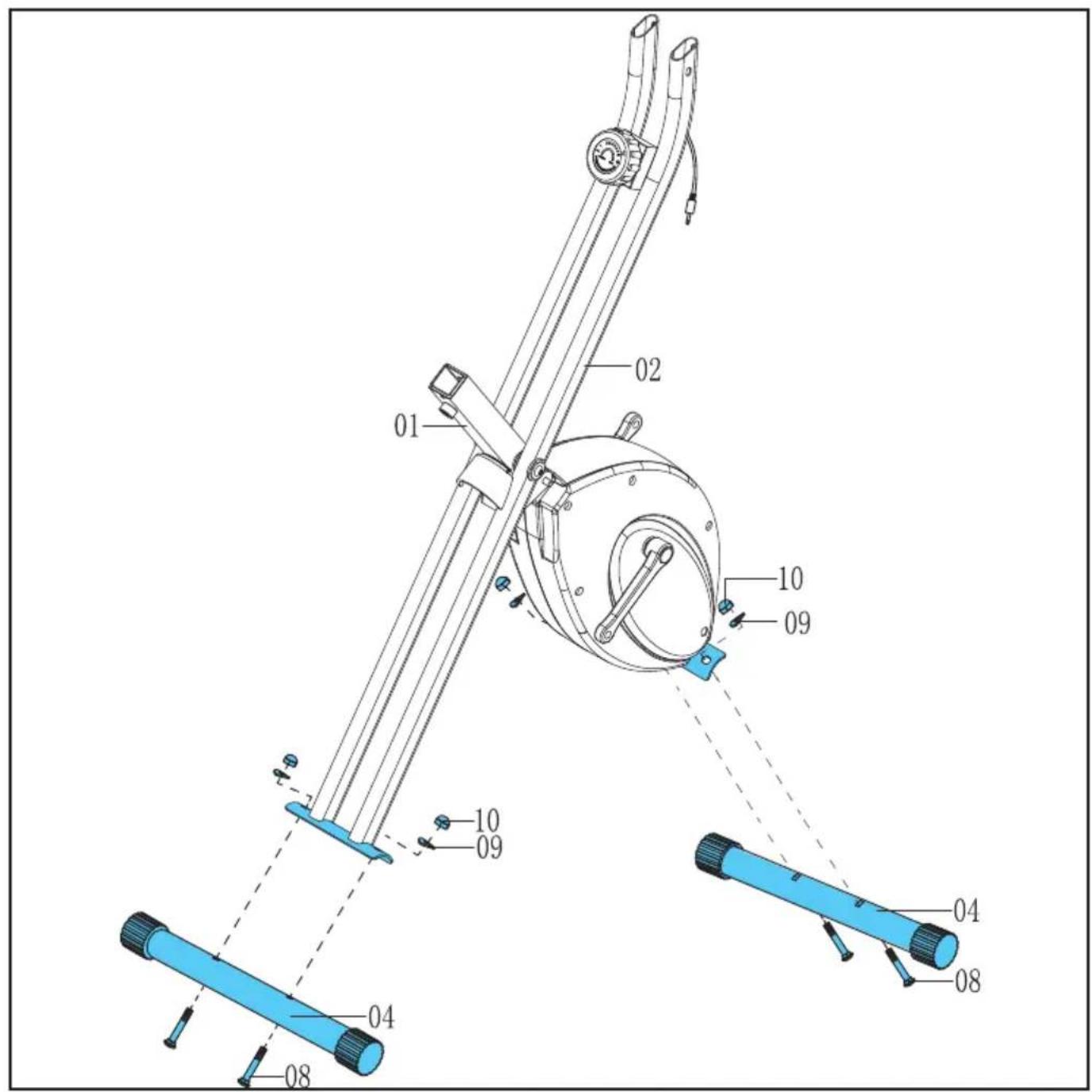 TUNTURI Star Fit X100 XBike - D-2 - 1