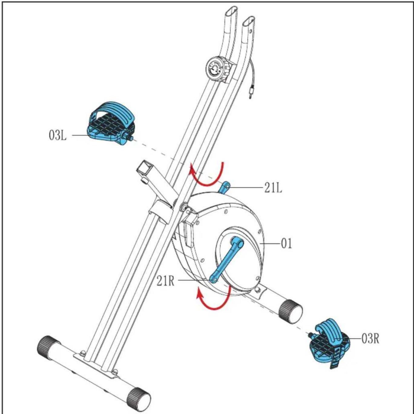 TUNTURI Star Fit X100 XBike - D-4 - 1