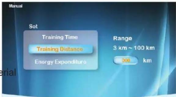 TUNTURI Platinum PRO Upright Bike - Setting screen (1) - 1
