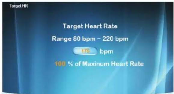 TUNTURI Platinum PRO Upright Bike - Target heart rate - 1