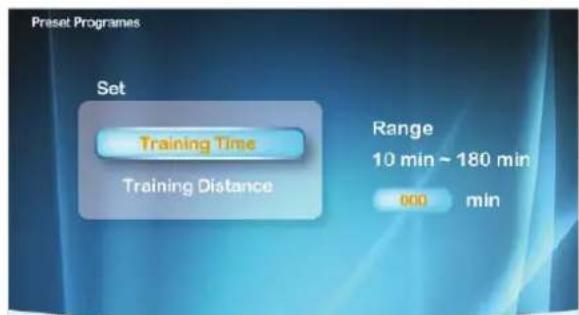 TUNTURI Platinum PRO Upright Bike - Setting screen (2) - 1