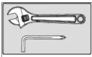 TUNTURI REHA Rails - boulons/vis - 1