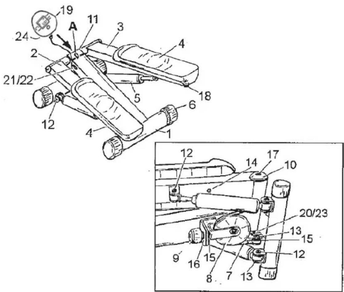 TUNTURI Stepper - Instructions de montage - 1