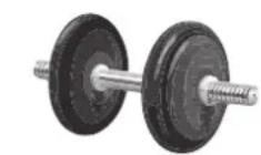 TUNTURI Pro Dumbbell Rack Plates - Tragkraft und Abmessung - 1