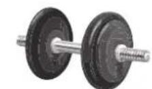 TUNTURI Pro Dumbbell Rack Plates - Peso máximo admisible y dimensiones - 1