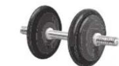 TUNTURI Pro Dumbbell Rack Plates - Maximale belasting en afmetingen - 1