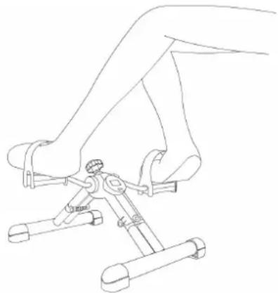 TUNTURI Foldable Minibike - Oefening voor de armen - 1