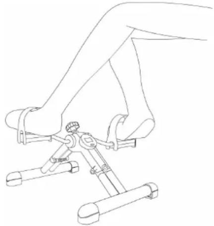 TUNTURI Foldable Minibike - Leg Exercise - 1