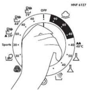 HOOVER HNF6127 - Seleccione las opciones de lavado requeridas - 1