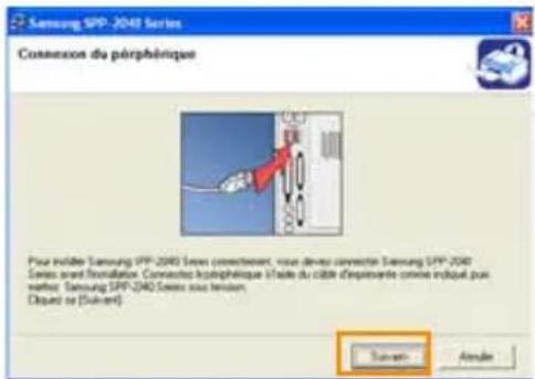 SAMSUNG SPP2020 - Installation du programme - 2