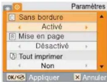 SAMSUNG SPP2020 - Utilisez les boutons haut et bas pour atteindre « sans bordure - 1