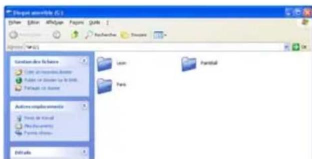 SAMSUNG SPP2040 - Double-cliquez sur « Ouvrir le dossier pour afficher les fichiers utilise Explorateur Windows » - 1