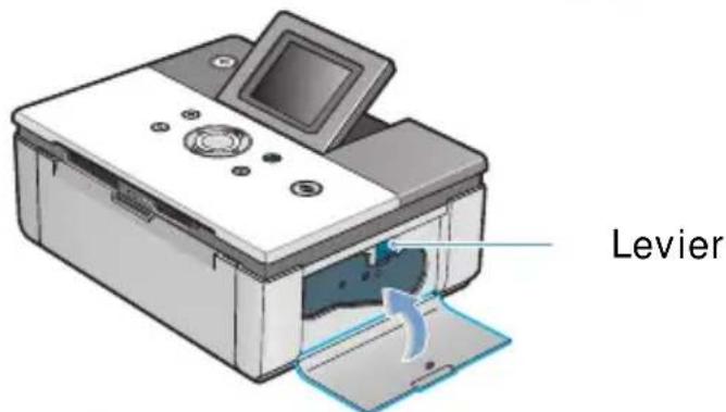 SAMSUNG SPP2040 - Veiliez à ce que la cartouche soit sous le levier puis fermez le capot latorial. - 1