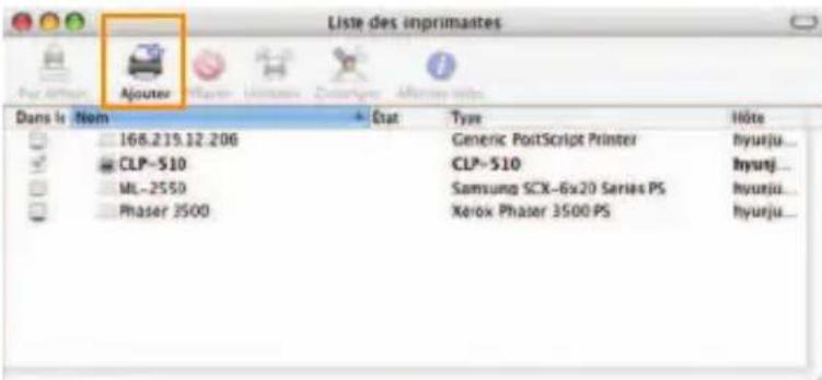 SAMSUNG SPP2040 - Utilisation sous l'environnement USB Mac OS 10.3.X - 2