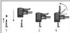 CRIVIT IAN 68643 - ■ Aufpumpen von Fahrradreifen mit Sklaverandventil: - 1