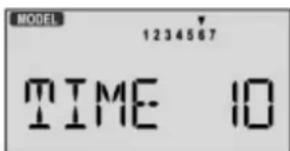 Hitec Eclipse 7 - Initialisation du Timer : - 1