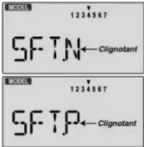 Hitec Eclipse 7 - Modification du sens de modulation : - 1
