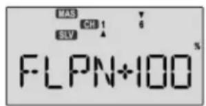 Hitec Eclipse 7 - Programmation du mixage Flaperon : - 1