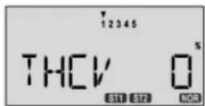 Hitec Eclipse 7 - Programmation de la courbe de gaz : - 1