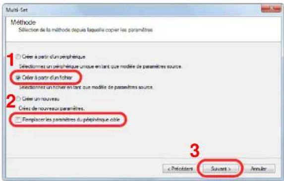 KYOCERA TASKalfa 350ci - Inscription des données du carnet d'adresses sur la machine - 3
