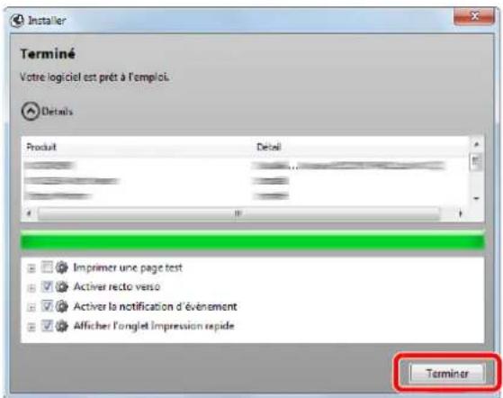 KYOCERA TASKalfa 350ci - Terminer l'installation. - 1