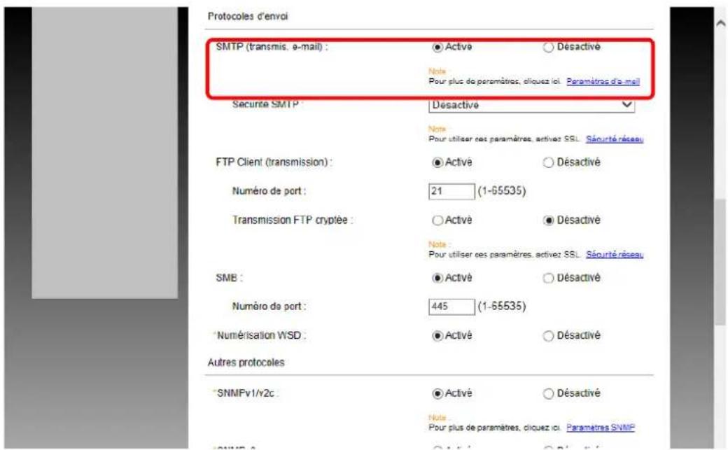 KYOCERA TASKalfa 350ci - Configurer les paramètres. - 1