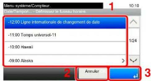 KYOCERA TASKalfa 350ci - Configurer les paramètres. - 1