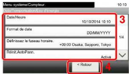 KYOCERA TASKalfa 350ci - Sélectionner une fonction. - 2