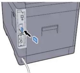 KYOCERA TASKalfa 350ci - Installation et formatage de la carte mémoire SD/SDHC - 3