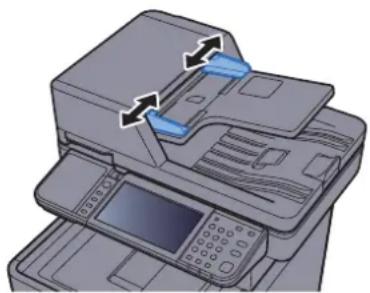 KYOCERA TASKalfa 350ci - Régler les guides de largeur de papier. - 1