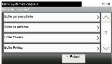 KYOCERA TASKalfa 350ci - Affichage des touches ne pouvant pas être réglées - 5
