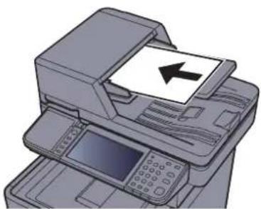 KYOCERA TASKalfa 350ci - Mettre en place les originaux. - 1