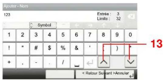 KYOCERA TASKalfa 350ci - Écran de saisie des nombres/symboles - 1