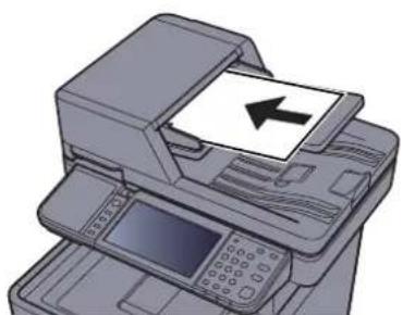 KYOCERA TASKalfa 350ci - Mettre en place les originaux. - 1