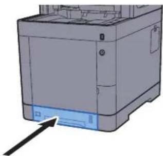 KYOCERA TASKalfa 350ci - Repousser doucement le magasin à l'intérieur. - 1