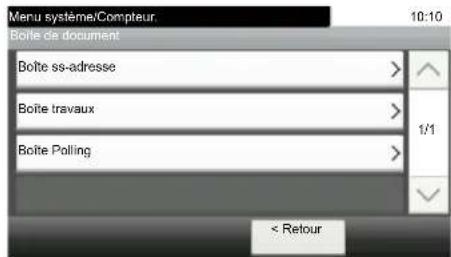 KYOCERA TASKalfa 350ci - Affichage des touches ne pouvant pas être réglées - 6
