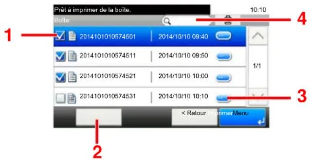 KYOCERA TASKalfa 350ci - Liste des documents - 1