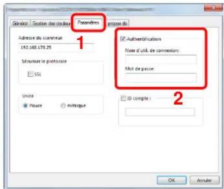 KYOCERA TASKalfa 350ci - Configurer les paramètres. - 1