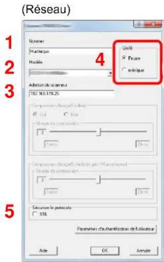 KYOCERA TASKalfa 350ci - Configurer le pilote TWAIN. - 1