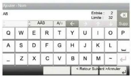 KYOCERA TASKalfa 350ci - Écran de saisie en majuscules - 1