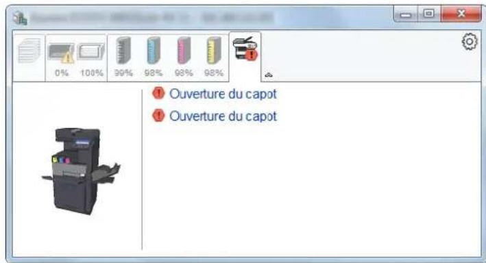 KYOCERA TASKalfa 356ci - Onglet Alerte - 1