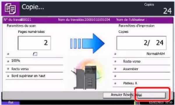 KYOCERA TASKalfa 356ci - Réserver priorité suivante (page 8-29) - 1