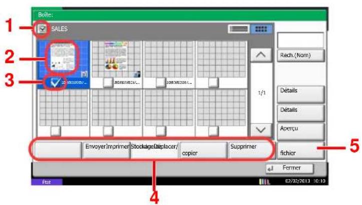 KYOCERA TASKalfa 356ci - Listedesdocuments - 2