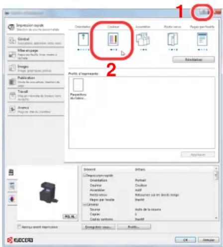 KYOCERA TASKalfa 356ci - Aide du pilote d'imprimante - 1