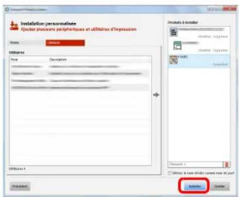 KYOCERA TASKalfa 356ci - Installation en utilisant [Installation personnelisée] - 4